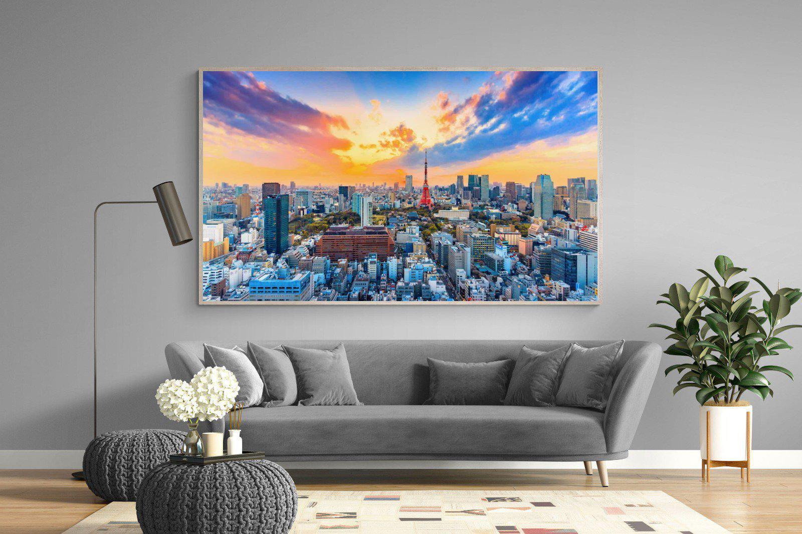 Tokyo-Wall_Art-220 x 130cm-Mounted Canvas-Wood-Pixalot