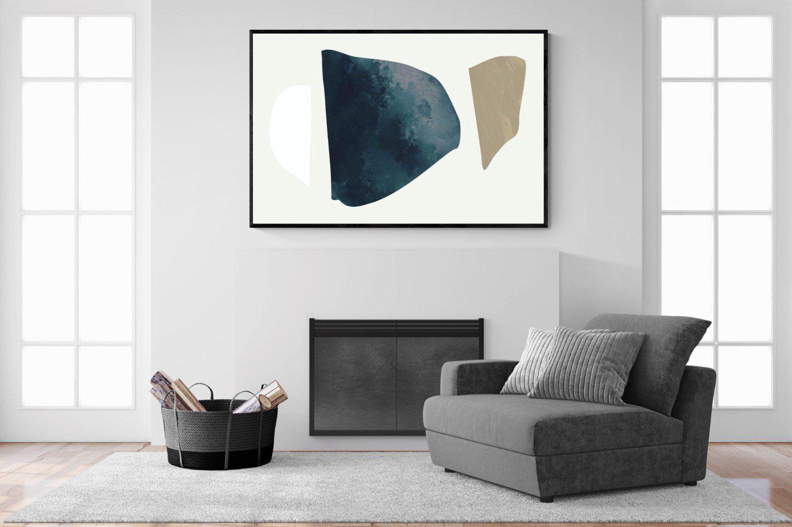 Toulon-Wall_Art-150 x 100cm-Mounted Canvas-Black-Pixalot