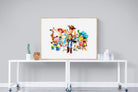 Toy Story Collage-Wall_Art-120 x 90cm-Mounted Canvas-Wood-Pixalot