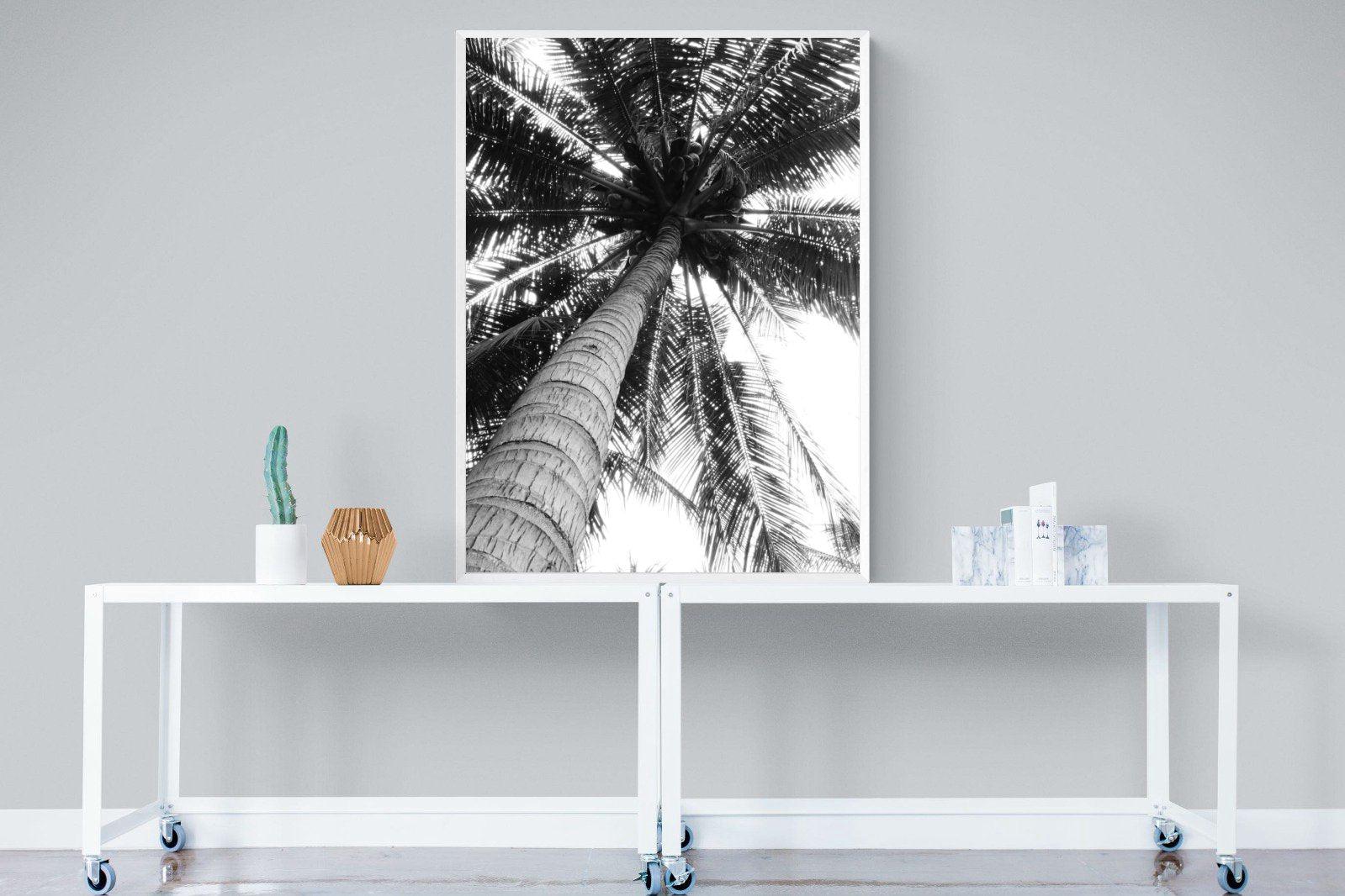 Tree Fan-Wall_Art-90 x 120cm-Mounted Canvas-White-Pixalot