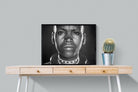 Tribal-Wall_Art-80 x 60cm-Mounted Canvas-Black-Pixalot