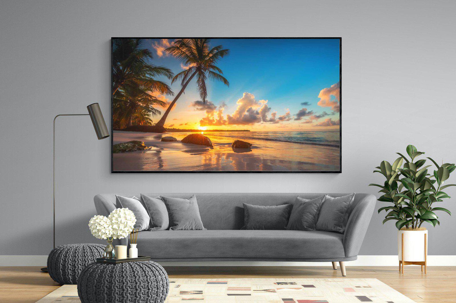 Tropicana-Wall_Art-220 x 130cm-Mounted Canvas-Black-Pixalot