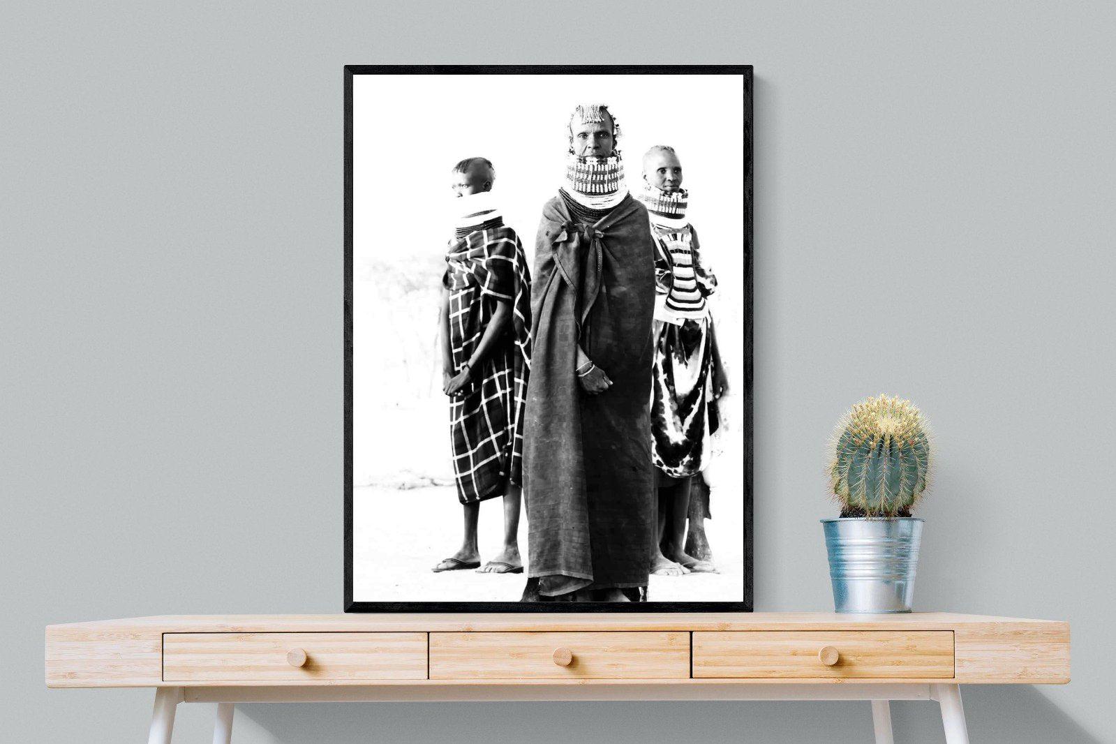 Turkana-Wall_Art-75 x 100cm-Mounted Canvas-Black-Pixalot