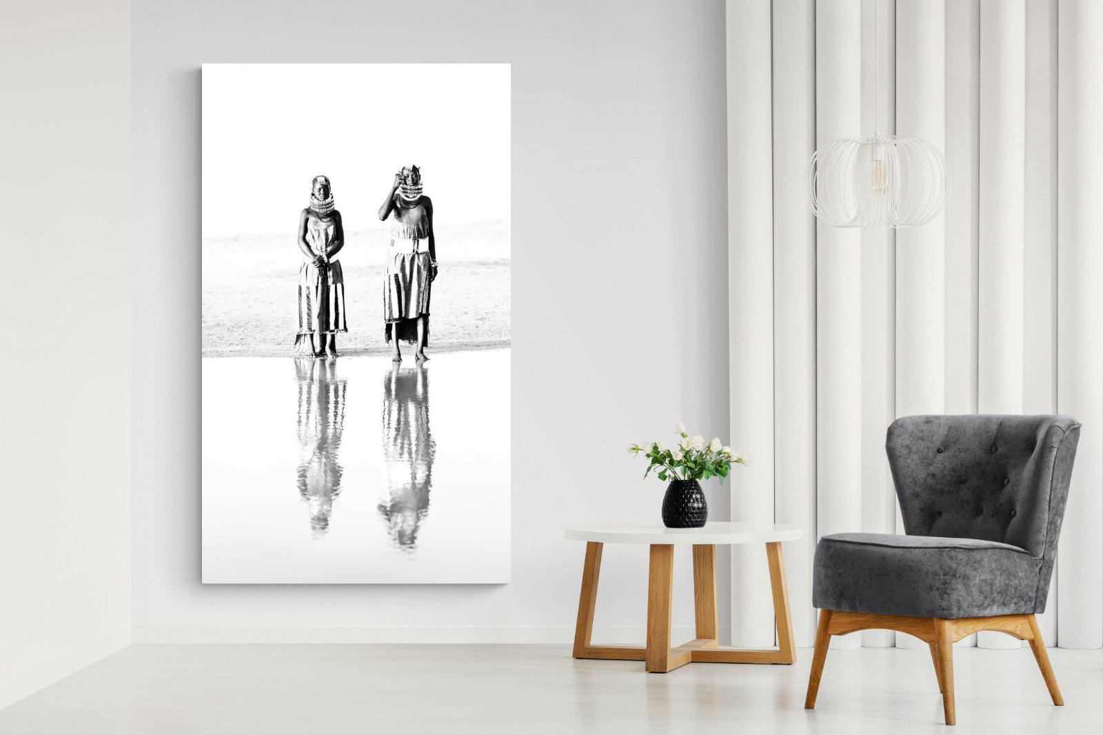 Turkana Tribespeople-Wall_Art-130 x 220cm-Mounted Canvas-No Frame-Pixalot