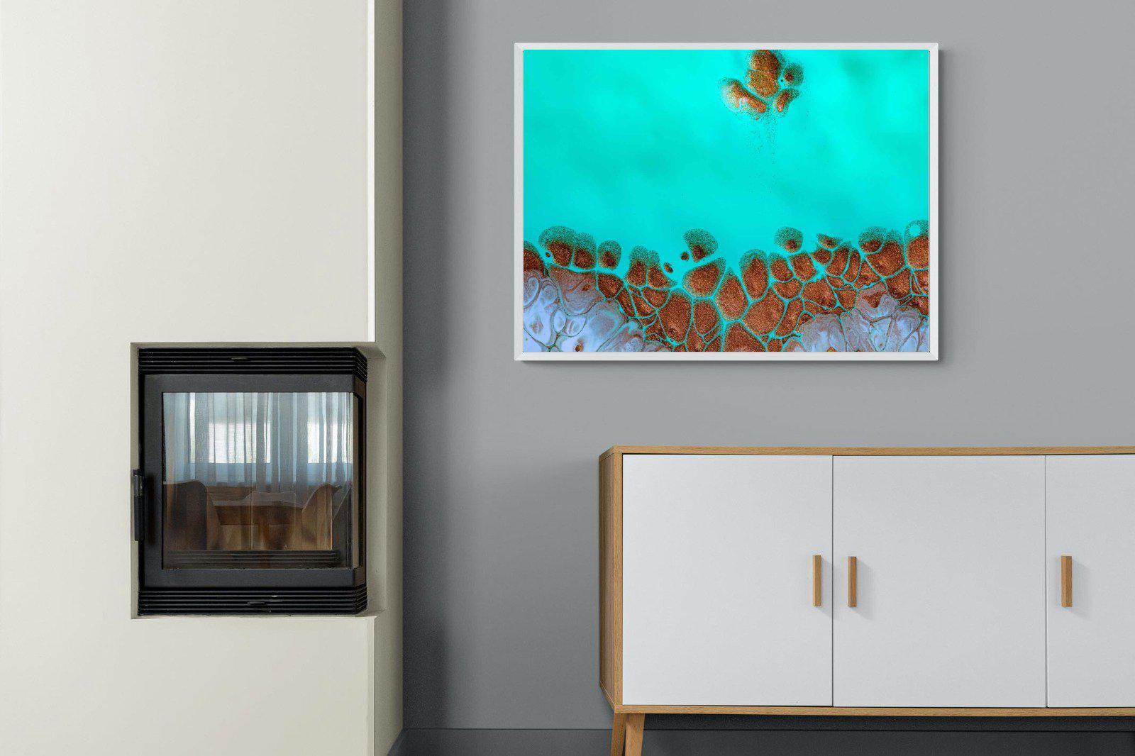 Turquoise-Wall_Art-100 x 75cm-Mounted Canvas-White-Pixalot