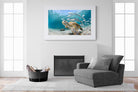Turtle-Wall_Art-150 x 100cm-Framed Print-White-Pixalot