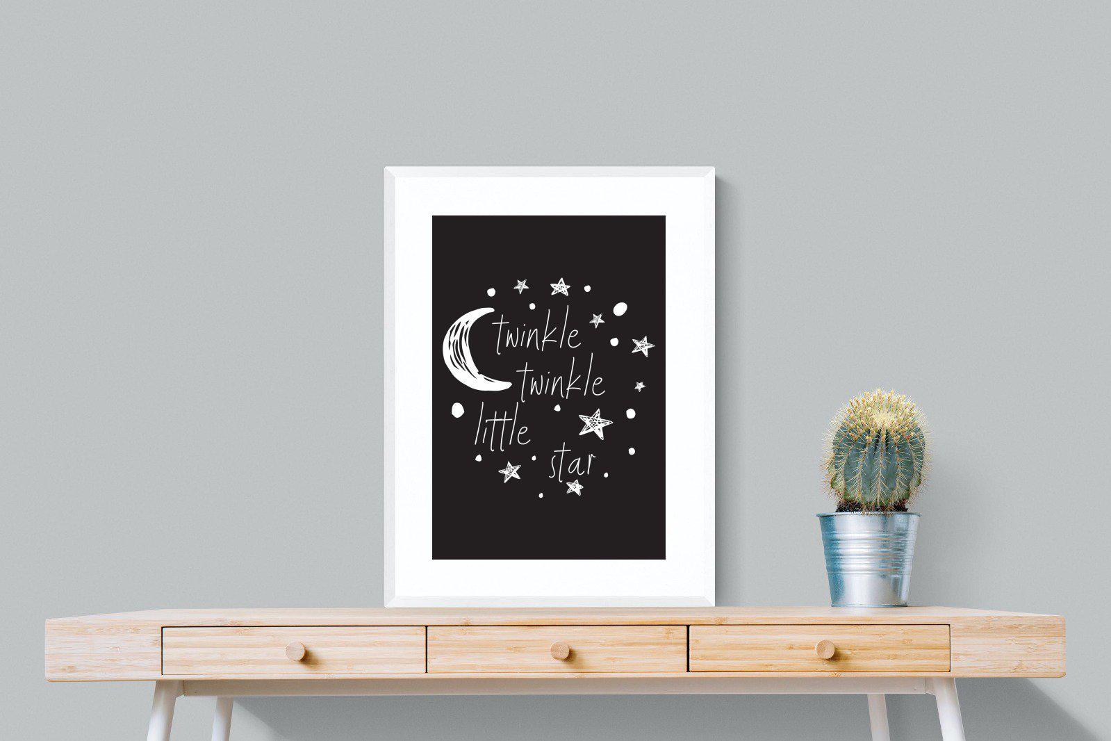 Twinkle Twinkle-Wall_Art-60 x 80cm-Framed Print-White-Pixalot