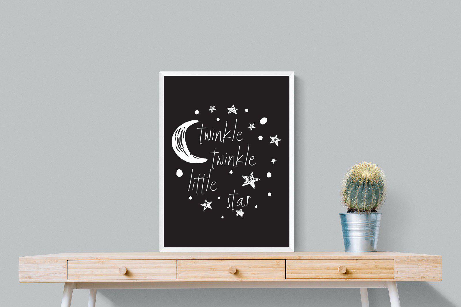 Twinkle Twinkle-Wall_Art-60 x 80cm-Mounted Canvas-White-Pixalot