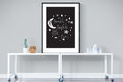 Twinkle Twinkle-Wall_Art-90 x 120cm-Framed Print-Black-Pixalot