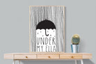 Umbrella-Wall_Art-75 x 100cm-Mounted Canvas-Wood-Pixalot