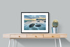 Uttakleiv Beach-Wall_Art-80 x 60cm-Framed Print-Black-Pixalot