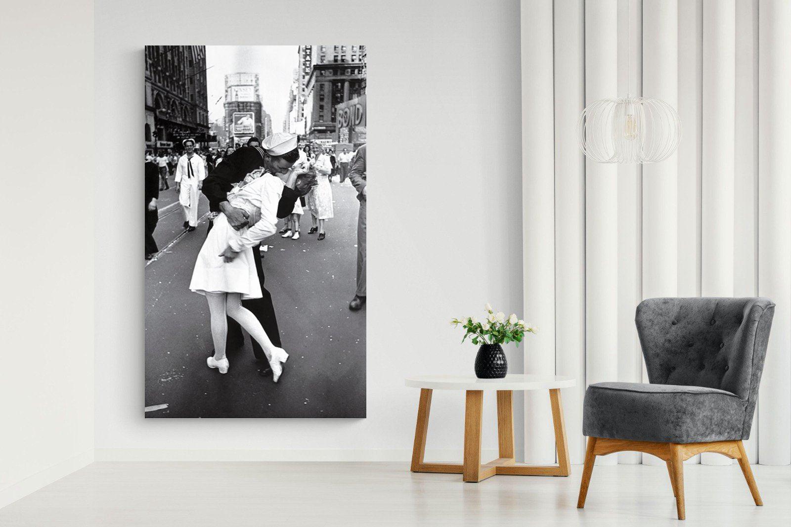 V-J Day-Wall_Art-130 x 220cm-Mounted Canvas-No Frame-Pixalot