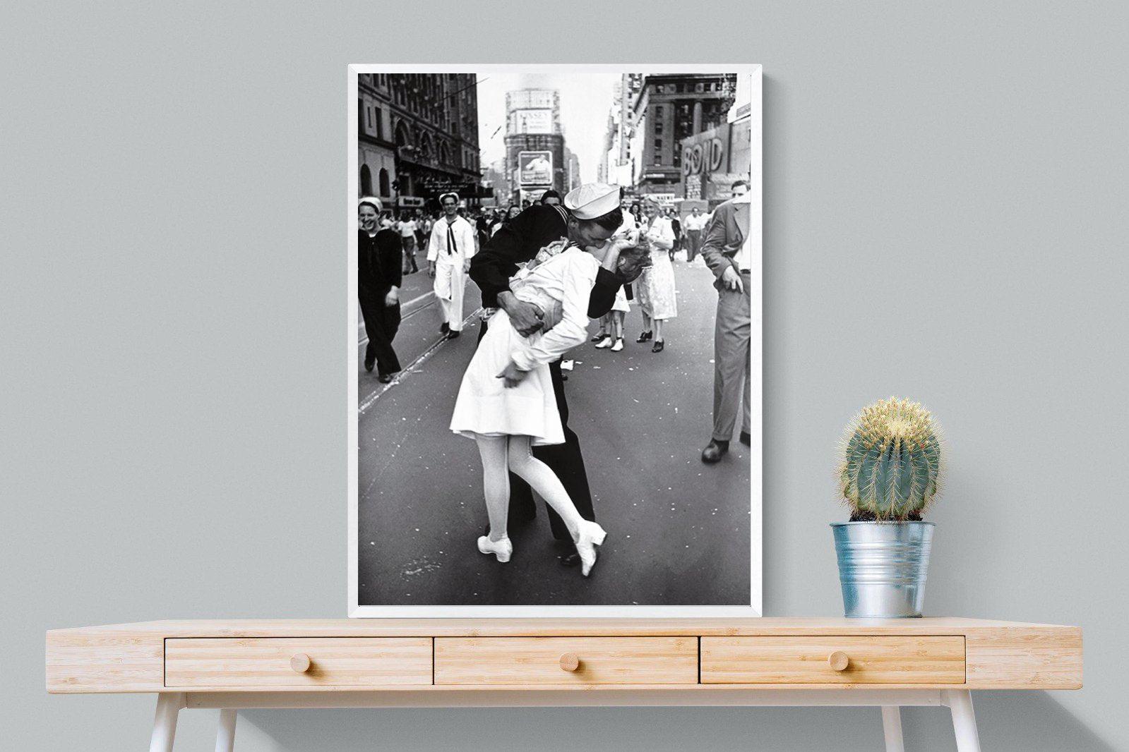 V-J Day-Wall_Art-75 x 100cm-Mounted Canvas-White-Pixalot