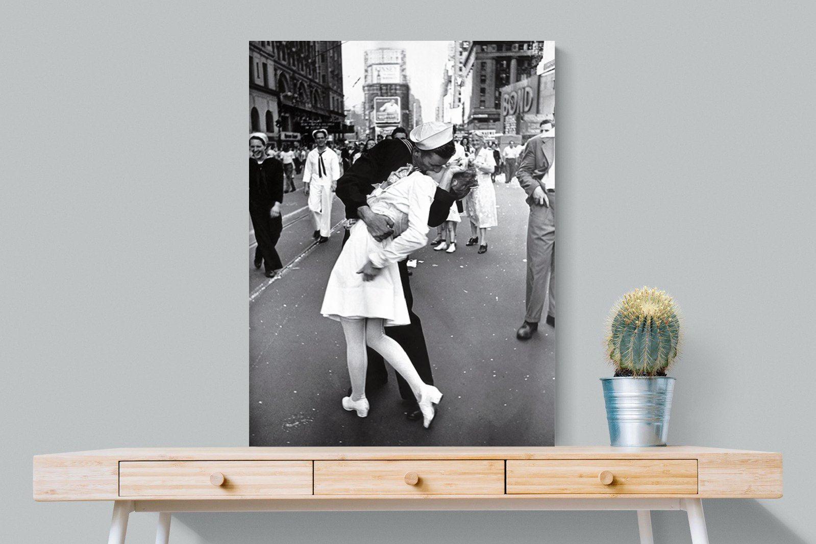 V-J Day-Wall_Art-75 x 100cm-Mounted Canvas-No Frame-Pixalot