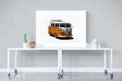 VW Combi-Wall_Art-120 x 90cm-Framed Print-White-Pixalot