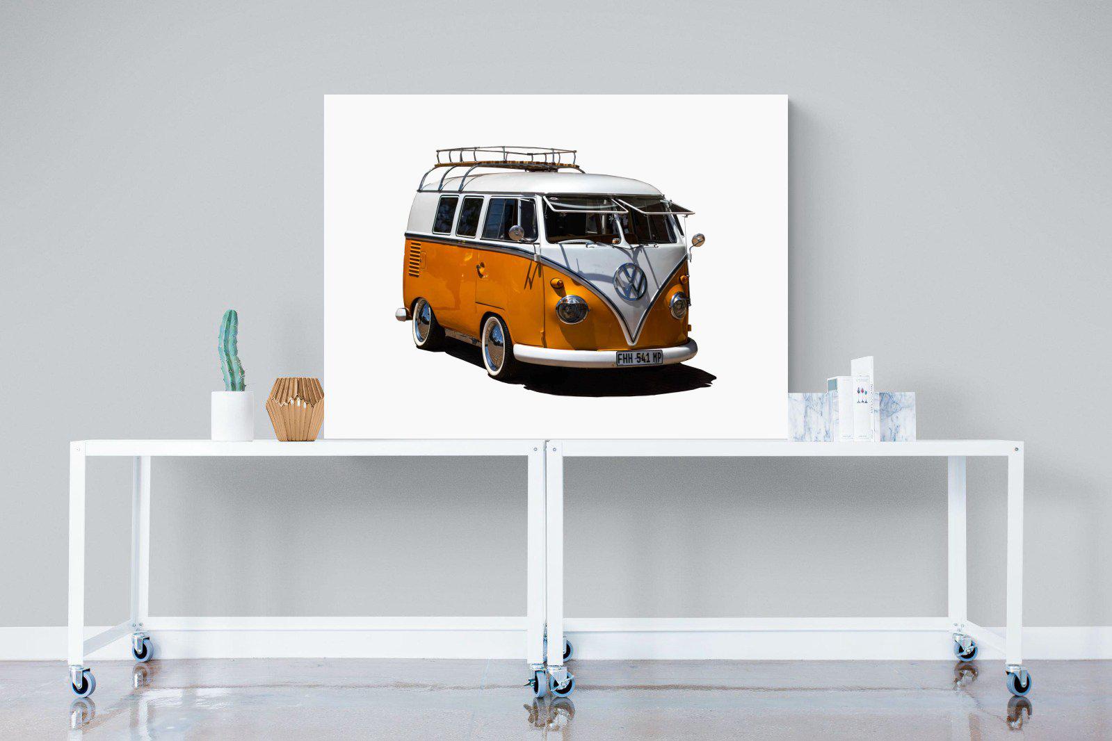 VW Combi-Wall_Art-120 x 90cm-Mounted Canvas-No Frame-Pixalot