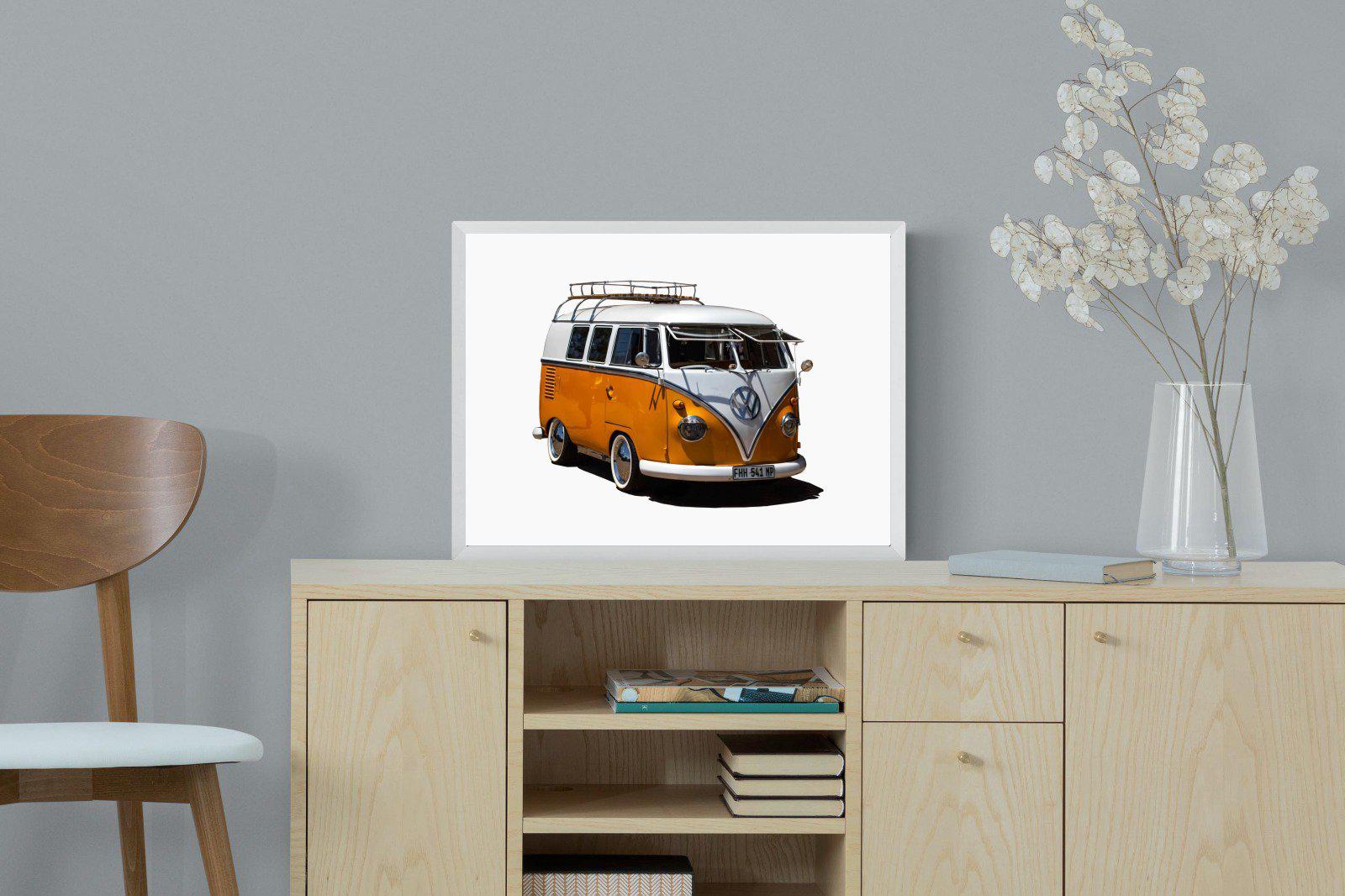 VW Combi-Wall_Art-60 x 45cm-Mounted Canvas-White-Pixalot