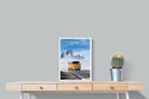 VW Mini Van-Wall_Art-45 x 60cm-Mounted Canvas-White-Pixalot