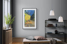 Van Gogh Café Terrace at Night-Wall_Art-100 x 150cm-Framed Print-Black-Pixalot