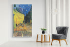 Van Gogh Café Terrace at Night-Wall_Art-130 x 220cm-Mounted Canvas-White-Pixalot