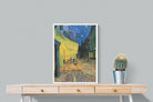 Van Gogh Café Terrace at Night-Wall_Art-60 x 80cm-Mounted Canvas-White-Pixalot
