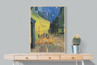 Van Gogh Café Terrace at Night-Wall_Art-75 x 100cm-Mounted Canvas-Wood-Pixalot