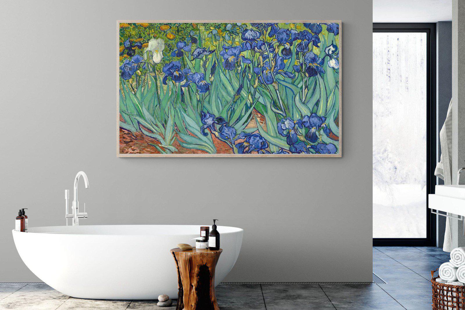 Van Gogh Irises-Wall_Art-180 x 110cm-Mounted Canvas-Wood-Pixalot