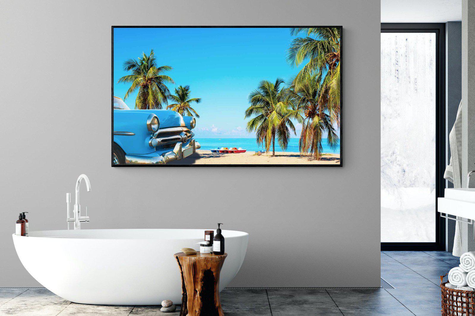 Varadero-Wall_Art-180 x 110cm-Mounted Canvas-Black-Pixalot