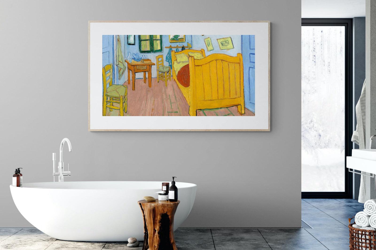 Vincent's Bedroom in Arles-Wall_Art-180 x 110cm-Framed Print-Wood-Pixalot