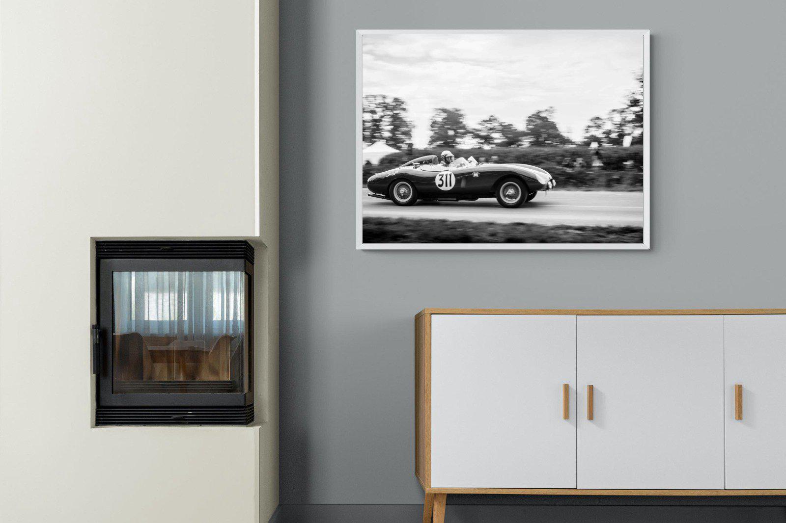 Vintage Grand Prix-Wall_Art-100 x 75cm-Mounted Canvas-White-Pixalot