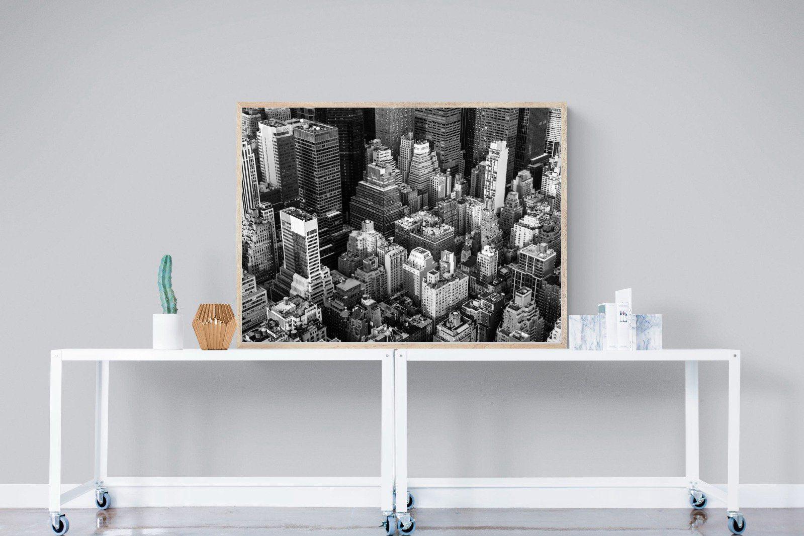 Vintage NYC-Wall_Art-120 x 90cm-Mounted Canvas-Wood-Pixalot