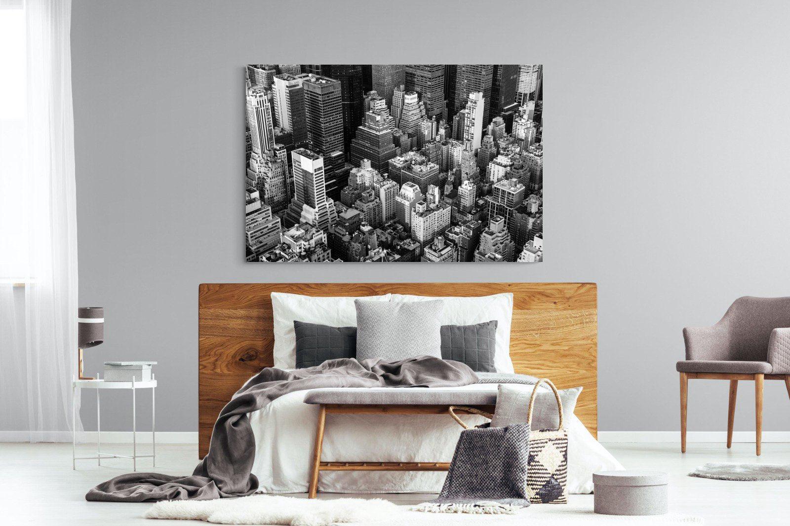 Vintage NYC-Wall_Art-150 x 100cm-Mounted Canvas-No Frame-Pixalot