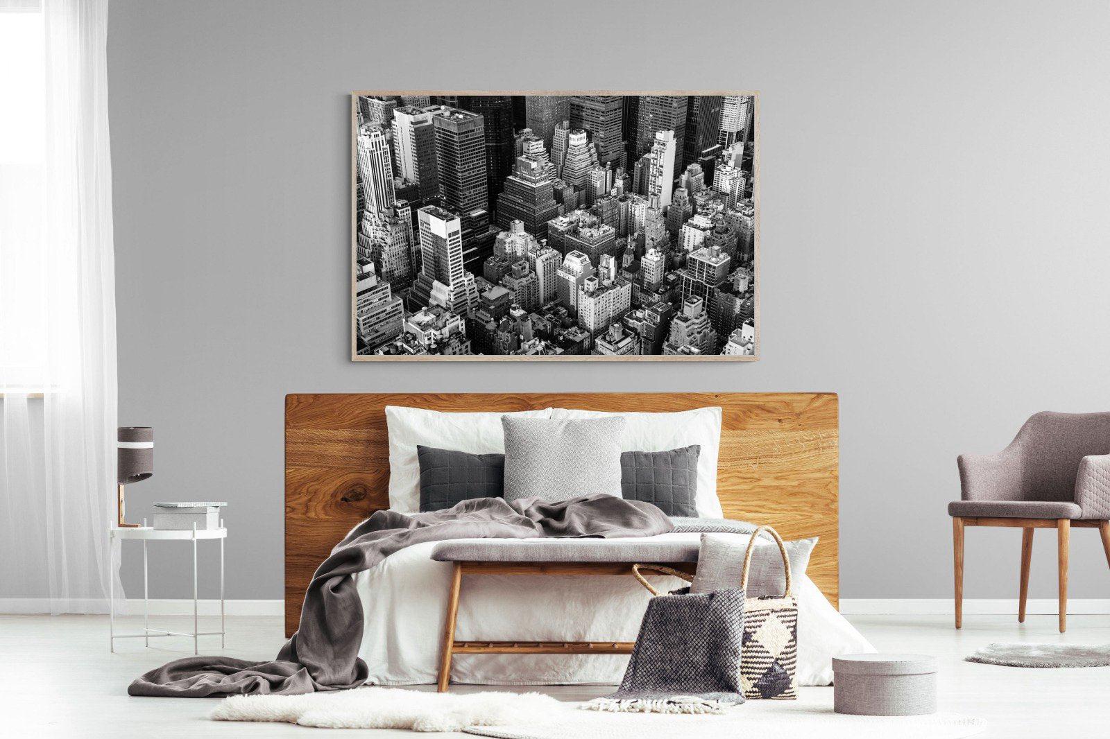 Vintage NYC-Wall_Art-150 x 100cm-Mounted Canvas-Wood-Pixalot