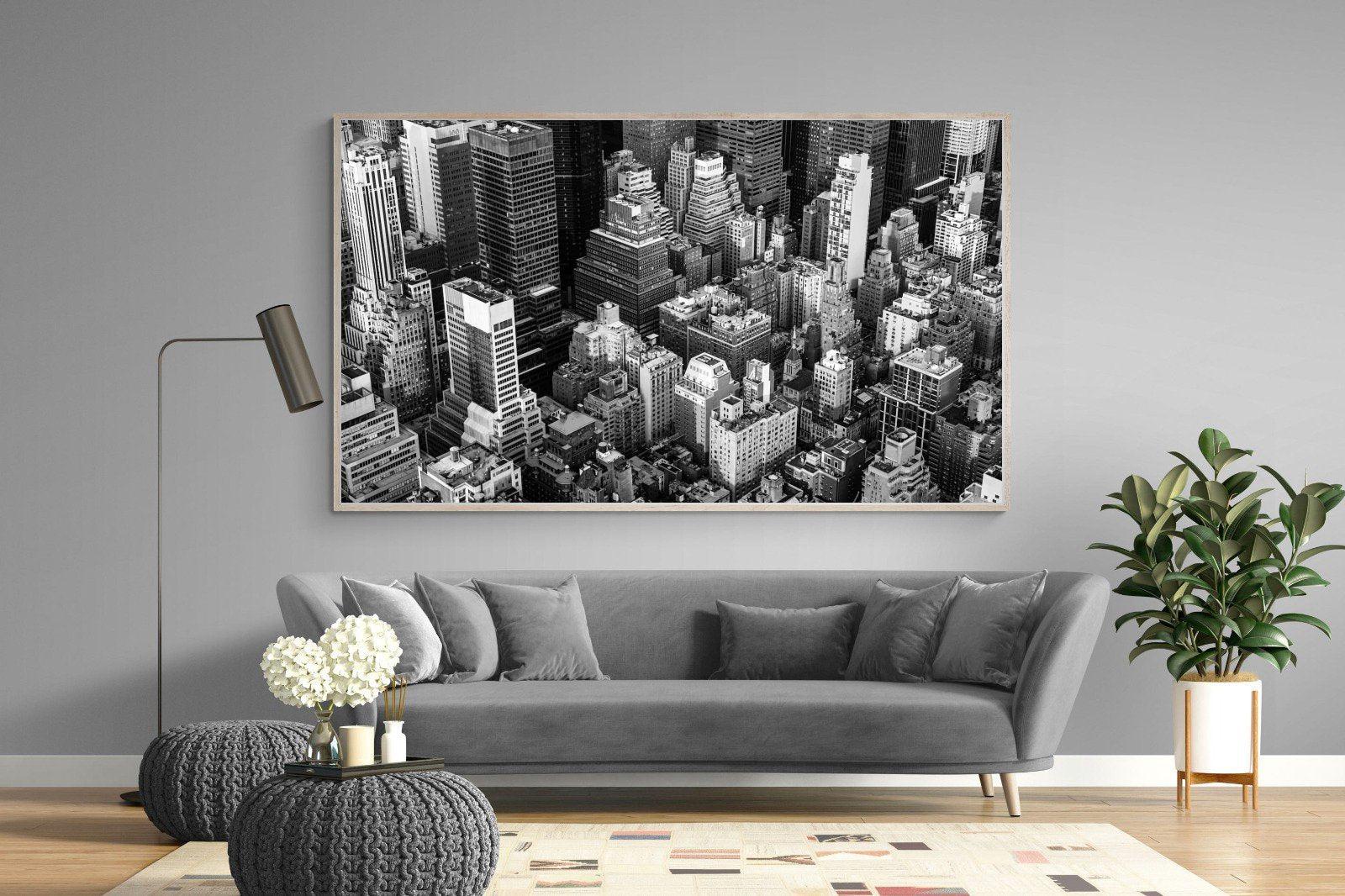 Vintage NYC-Wall_Art-220 x 130cm-Mounted Canvas-Wood-Pixalot