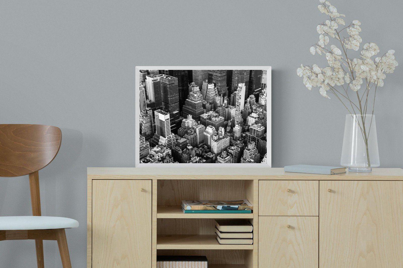 Vintage NYC-Wall_Art-60 x 45cm-Mounted Canvas-White-Pixalot