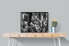 Vintage NYC-Wall_Art-80 x 60cm-Mounted Canvas-Black-Pixalot