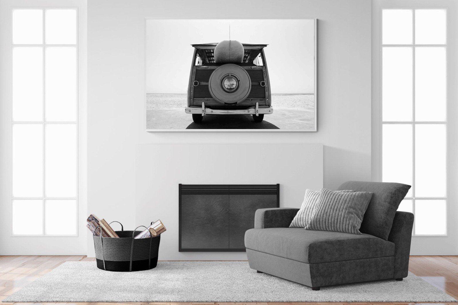 Vintage Surf-Wall_Art-150 x 100cm-Mounted Canvas-White-Pixalot