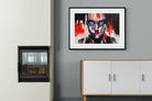 Vivid Girl-Wall_Art-100 x 75cm-Framed Print-Black-Pixalot