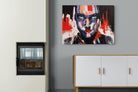 Vivid Girl-Wall_Art-100 x 75cm-Mounted Canvas-No Frame-Pixalot