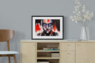 Vivid Girl-Wall_Art-60 x 45cm-Framed Print-Black-Pixalot