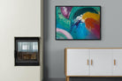 Vortex-Wall_Art-100 x 75cm-Mounted Canvas-Black-Pixalot