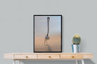 Walking Fork-Wall_Art-60 x 80cm-Mounted Canvas-Black-Pixalot