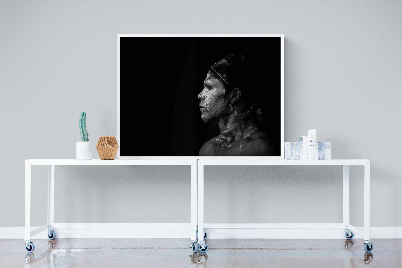 Warrior-Wall_Art-120 x 90cm-Mounted Canvas-White-Pixalot