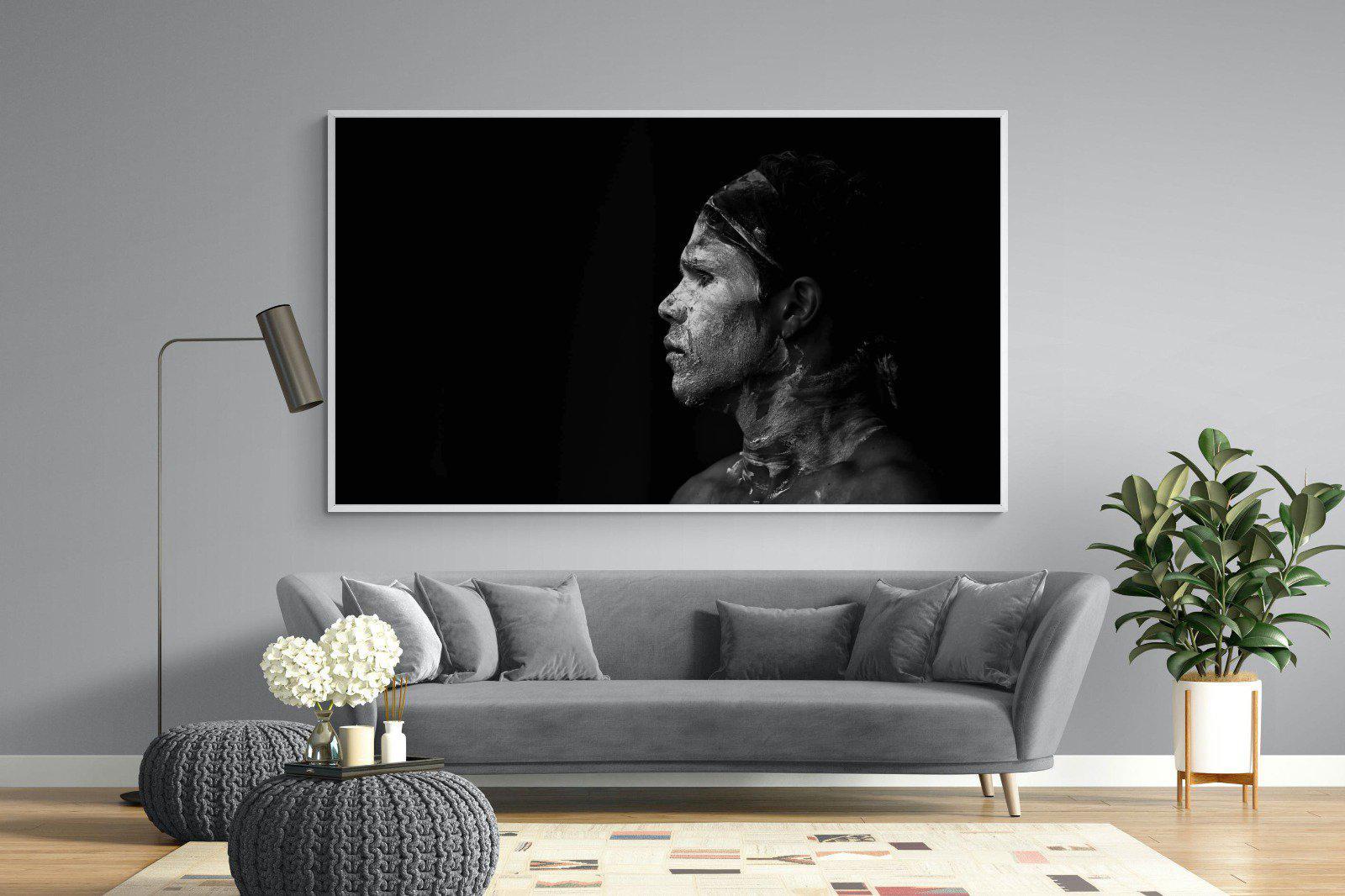 Warrior-Wall_Art-220 x 130cm-Mounted Canvas-White-Pixalot