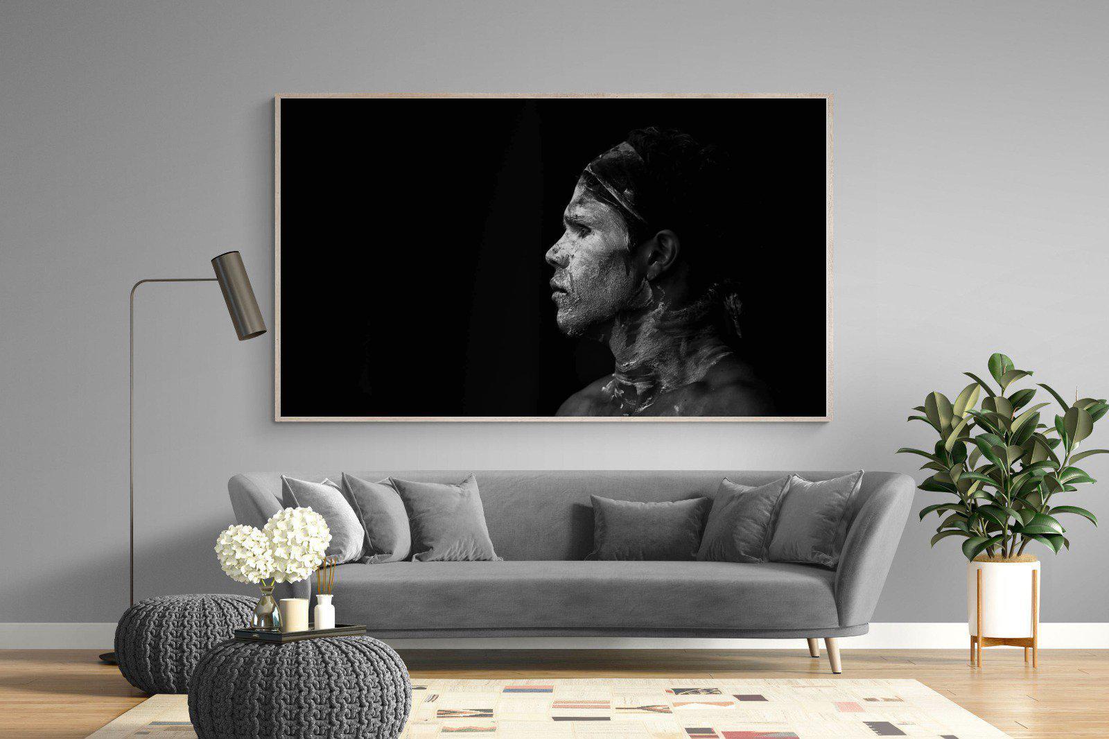 Warrior-Wall_Art-220 x 130cm-Mounted Canvas-Wood-Pixalot