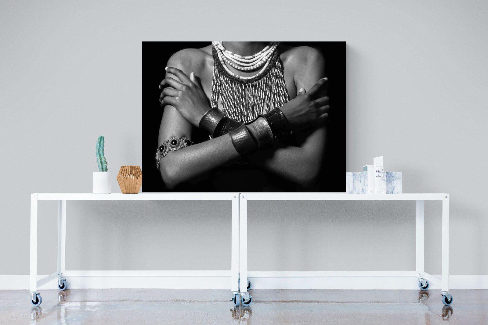 Warrior Princess Birth-Wall_Art-120 x 90cm-Mounted Canvas-No Frame-Pixalot