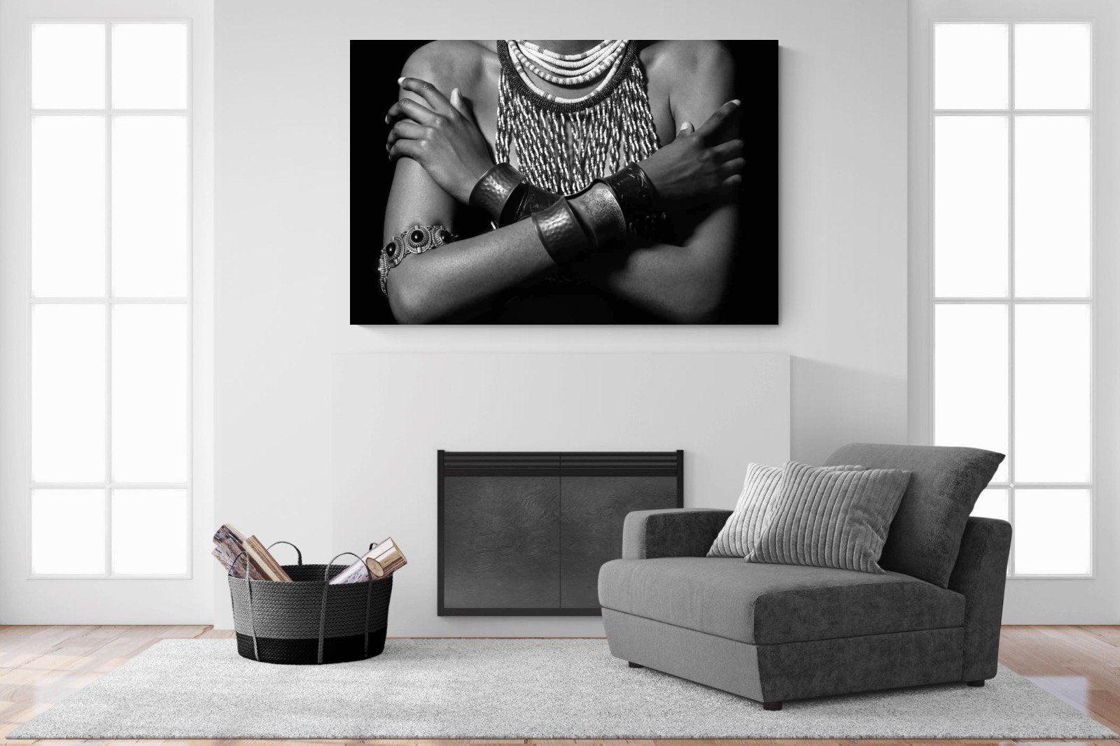 Warrior Princess Birth-Wall_Art-150 x 100cm-Mounted Canvas-No Frame-Pixalot