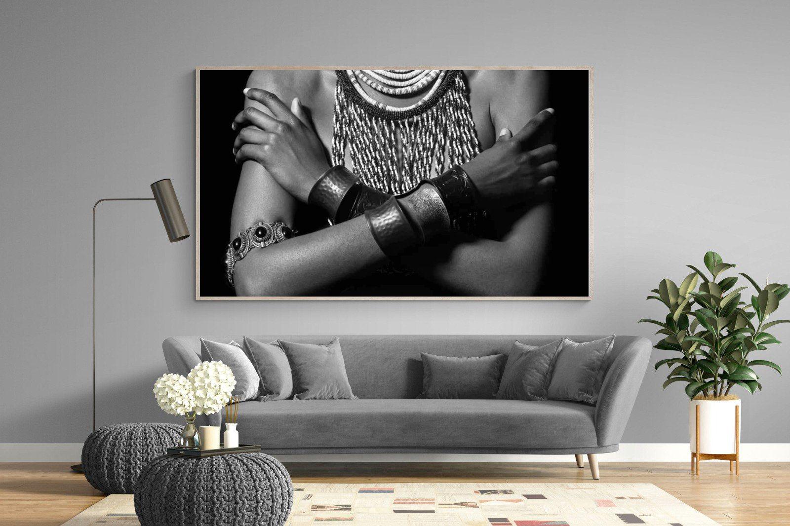 Warrior Princess Birth-Wall_Art-220 x 130cm-Mounted Canvas-Wood-Pixalot