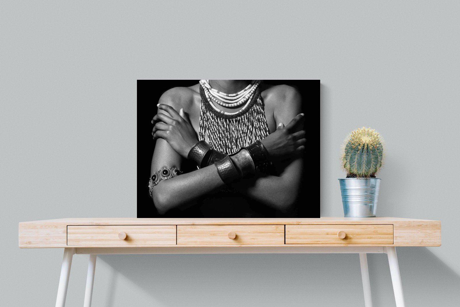 Warrior Princess Birth-Wall_Art-80 x 60cm-Mounted Canvas-No Frame-Pixalot