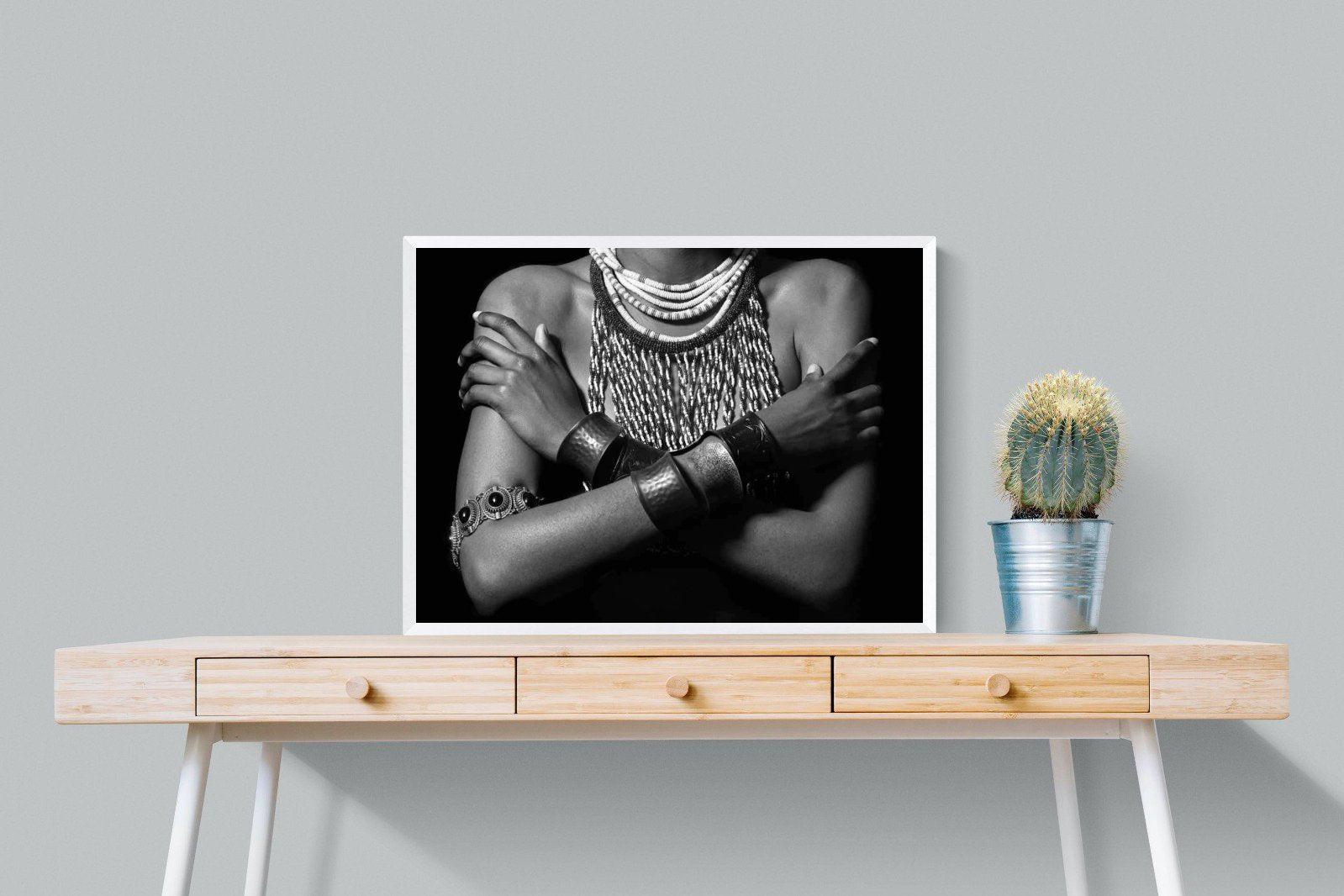 Warrior Princess Birth-Wall_Art-80 x 60cm-Mounted Canvas-White-Pixalot